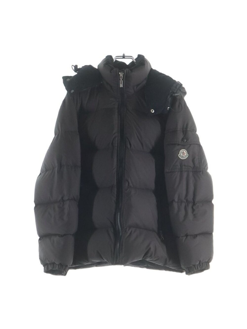 Moncler Bazille Nylon Down Jacket Brown